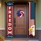 Patriotic 4th of July Porch Banners – 12" x 71" Hanging American Flag Decorations for Memorial Day, Independence Day, Veterans Day, Labor Day – Indoor/Outdoor Red White Blue Décor for Yard or Home